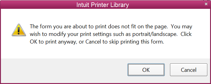 Intuit Printer Library